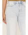 Image #2 - Cleo + Wolf Women's Light Wash High Rise Distressed Knee Flare Jeans, Blue, hi-res