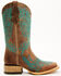 Image #2 - Corral Girls' Embroidered Western Boots - Broad Square Toe, Brown, hi-res