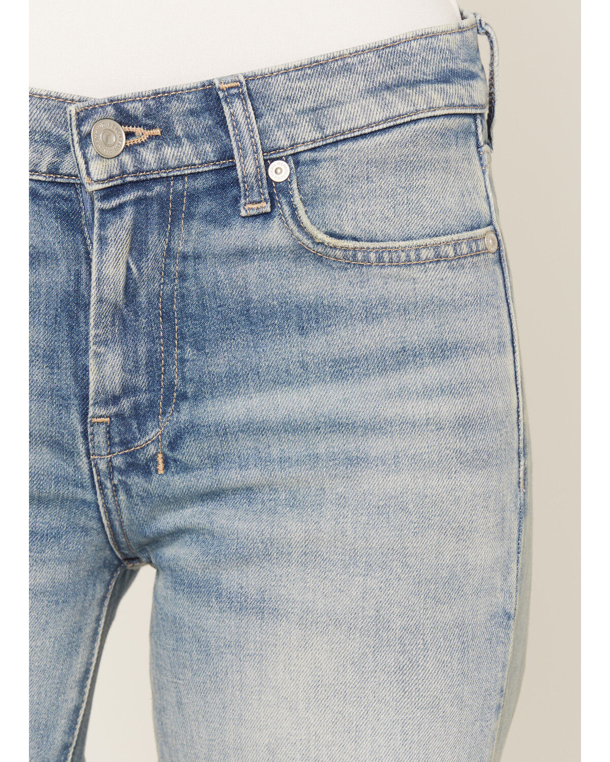 Image #4 - 7 For All Mankind Women's Light Wash Tailorless Bootcut Stretch Denim Jeans, Light Wash, hi-res