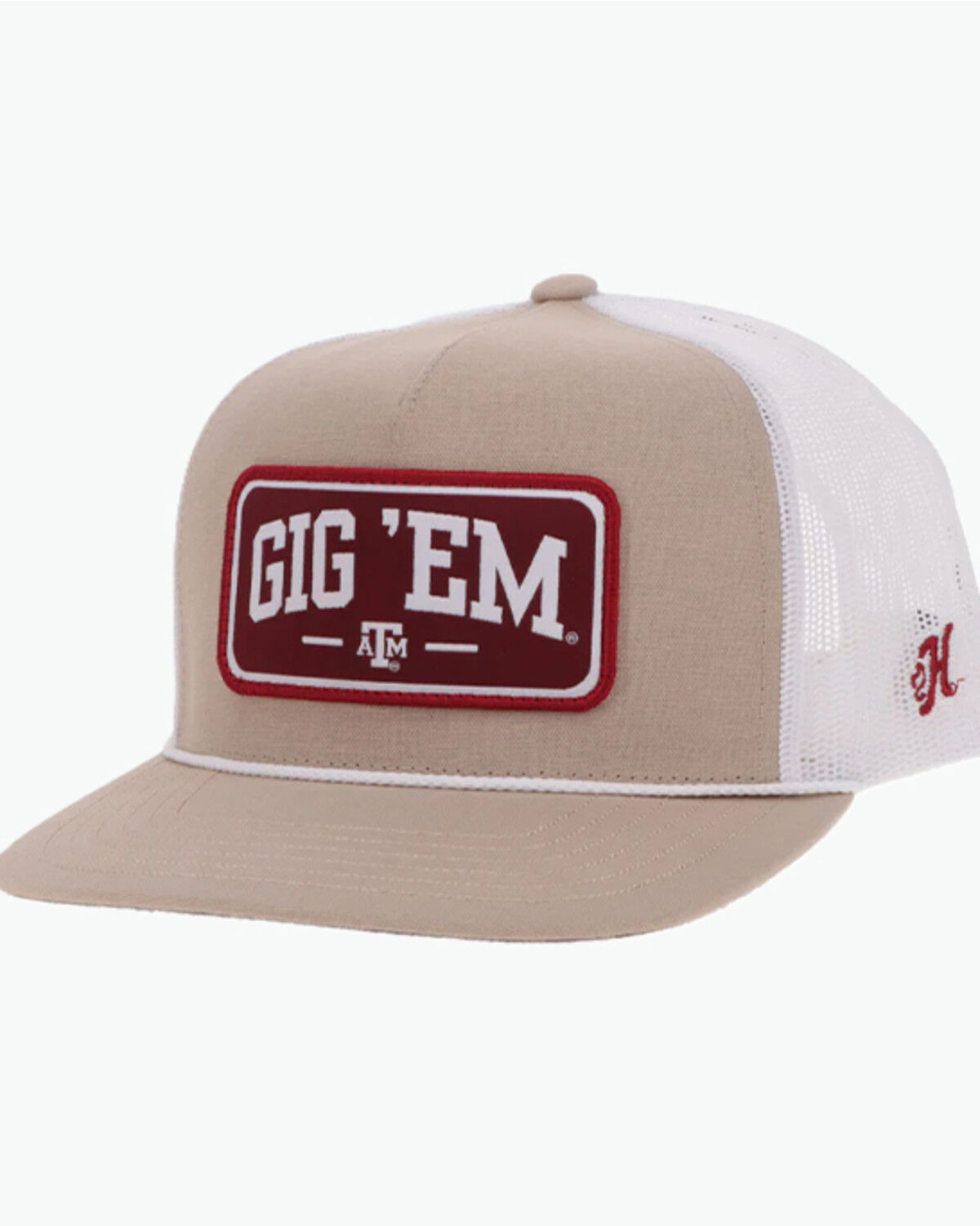 Hooey Men's Texas A&M Trucker Cap, White, hi-res