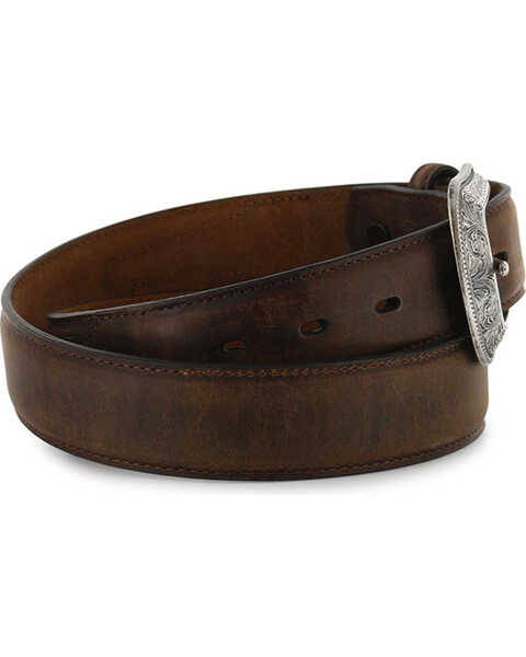 Image #2 - 3D Belt Co  Men's Genuine Leather Belt, Brown, hi-res