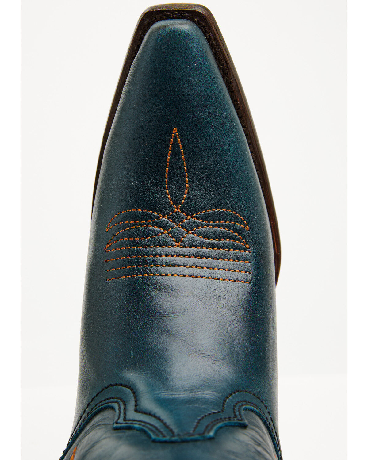 Image #6 - Circle G Women's Trian Western Boots - Snip Toe, Navy, hi-res