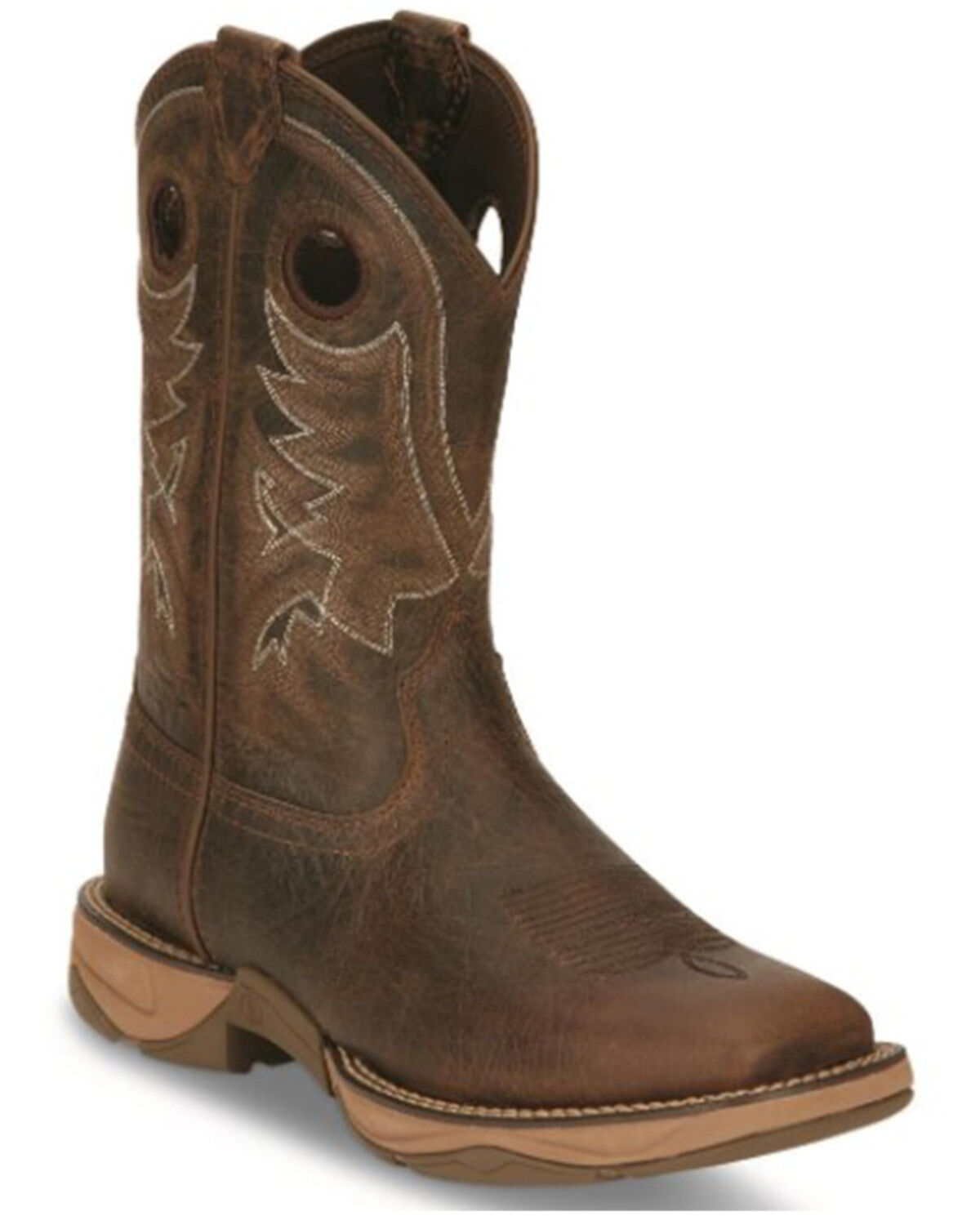 Image #1 - Tony Lama Men's Rasp Pull-On Work Boots - Soft Toe, Brown, hi-res