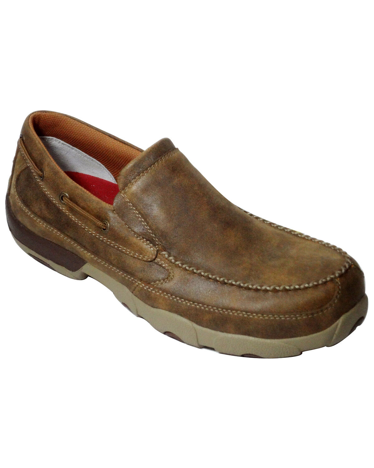 Twisted X Men's Bomber Composite Toe Driving Moc Work Shoes, Bomber, hi-res