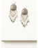 Image #1 - Shyanne Women's Gemma Fringe Earrings, Silver, hi-res