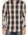 Image #3 - Resistol Men's Littleton Plaid Print Long Sleeve Button Down Western Shirt, Teal, hi-res