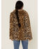 Image #4 - Shyanne Women's Leopard Print Faux Fur Jacket , Tan, hi-res