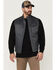 Image #1 - Brothers and Sons Men's Solid Baby Twill CC Zip-Front Vest, Charcoal, hi-res