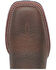 Image #6 - Laredo Men's Elias Western Boots - Broad Square Toe , Chocolate, hi-res