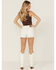 Image #3 - Levi's Women's 501&reg; Original Disco Nights High Rise Stretch Denim Shorts, White, hi-res