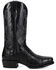 Image #2 - Dan Post Men's Zandor Exotic Caiman Western Boots - Square Toe, Black, hi-res