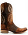 Image #2 - Corral Men's Embroidered Western Boots - Square Toe , Chocolate, hi-res