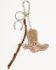 Image #3 - Shyanne Rhinestone Cowboy Boot Bag Charm, Brown, hi-res