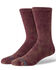 Image #1 - Stance Men's Icon Crew Socks, Red, hi-res