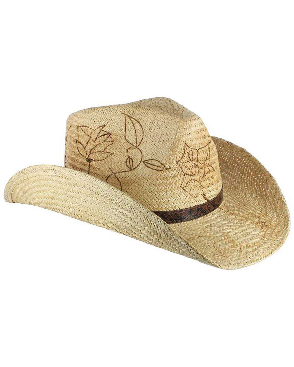 Image #1 - Shyanne&reg; Women's Branded Cowboy Hat, Tan, hi-res
