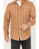 Image #3 - Resistol Men's Welby Plaid Button Down Western Shirt , Lt Brown, hi-res