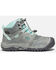 Image #2 - Keen Girls' Ridge Flex Waterproof Hiking Boots - Soft Toe, Grey, hi-res