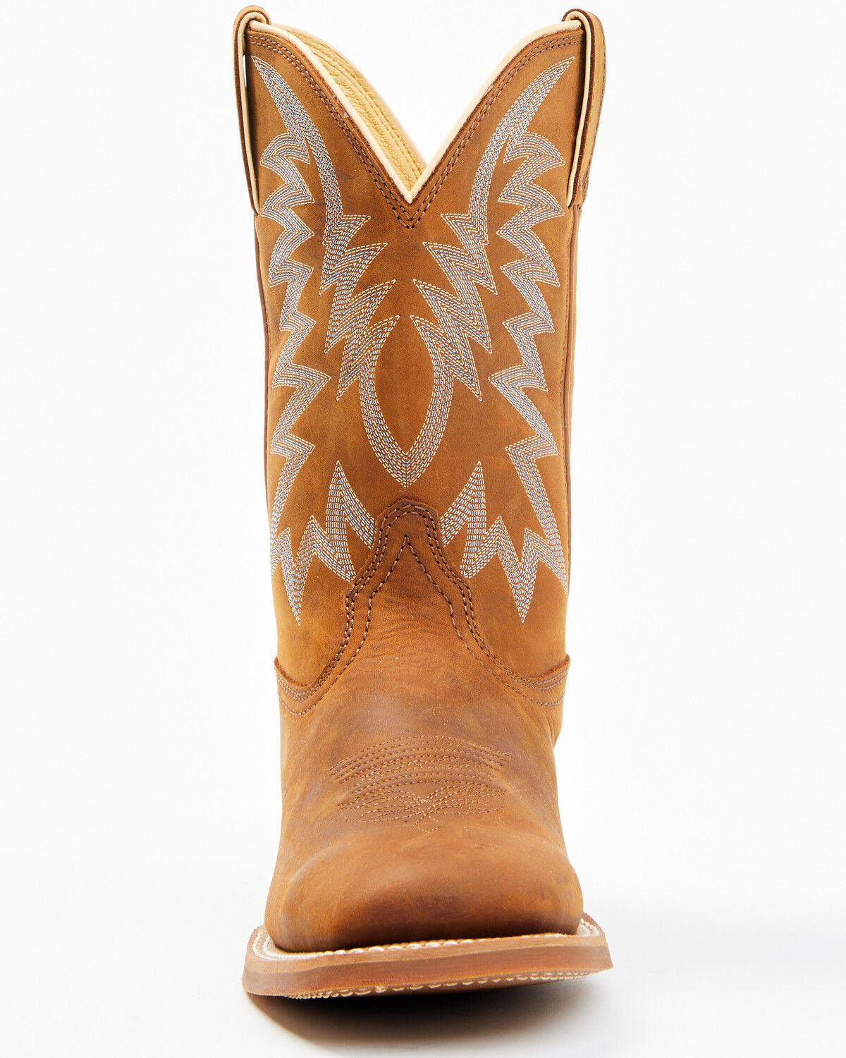 Image #4 - Justin Men's Frontier War Dog Performance Western Boots - Broad Square Toe, Tan, hi-res