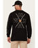 Image #1 - Hawx Men's X Long Sleeve Graphic Work T-Shirt, Black, hi-res