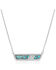 Image #1 - Montana Silversmiths Women's High Noon Cobblestone Bar Necklace, Silver, hi-res