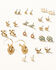 Image #1 - Shyanne Women's Saint Mary Earring Set - 25 Piece, Gold, hi-res