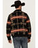 Image #4 - Rock & Roll Denim Men's Southwestern Print Bomber Jacket, Black, hi-res
