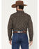 Image #4 - Gibson Trading Co Men's Groovin Floral Print Long Sleeve Snap Western Shirt - Tall, Dark Brown, hi-res