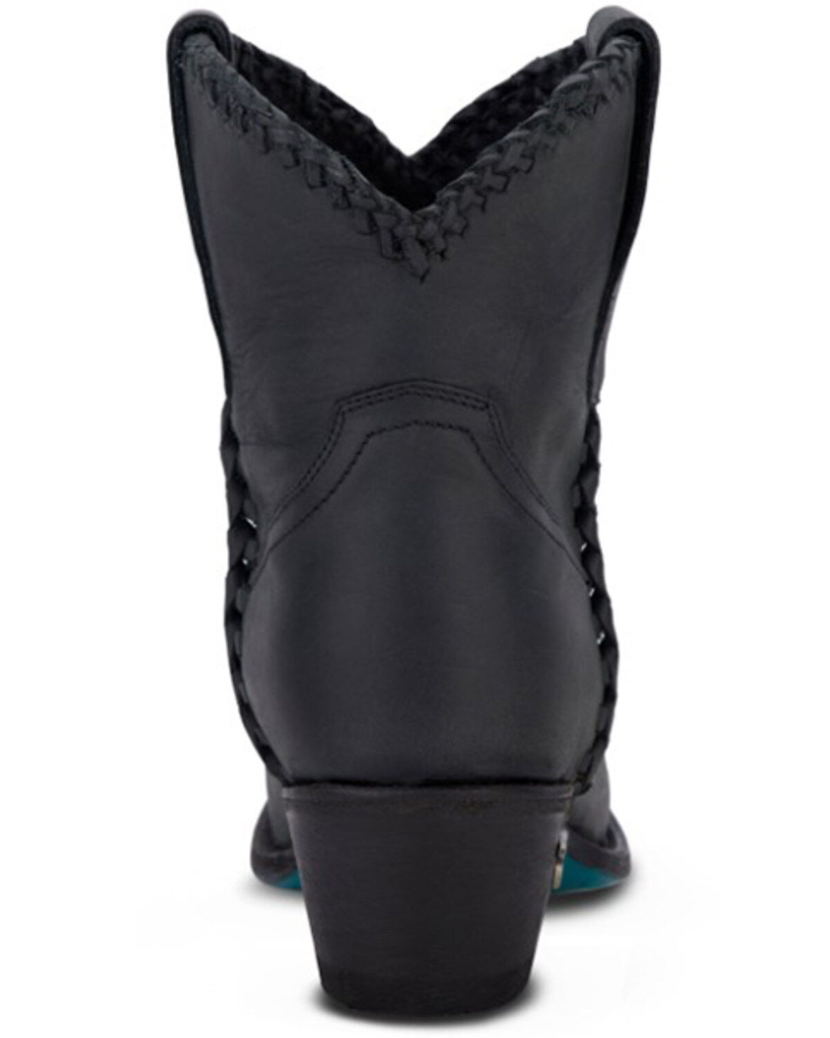 Image #5 - Lane Women's Plain Jane Matte Booties - Round Toe, Black, hi-res
