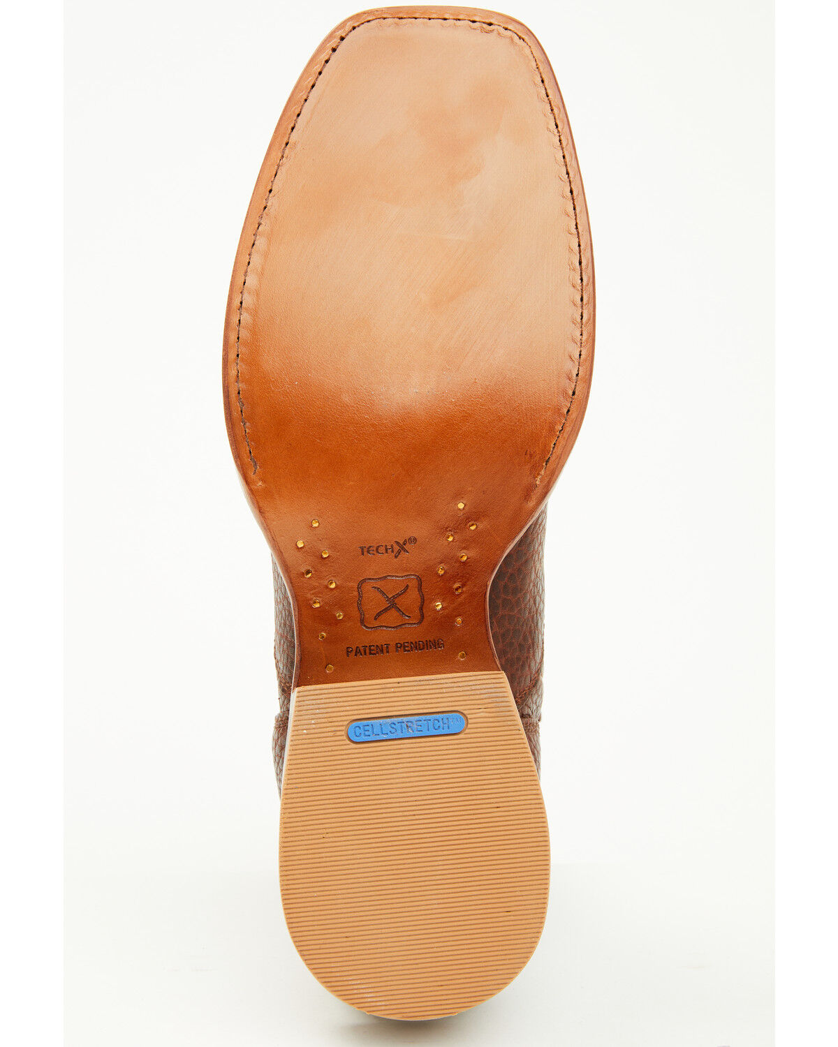 Image #7 - Twisted X Men's 6" Tech X&trade; Chelsea Boots - Broad Square Toe, Brown, hi-res