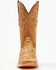 Image #4 - Tanner Mark Men's Bandera Western Boots - Square Toe, Honey, hi-res