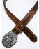 Image #2 - Cody James Boys' Crossed Pistols Western Belt, Brown, hi-res