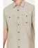 Image #3 - Hawx Men's Oxford Short Sleeve Button-Down Work Shirt, Olive, hi-res