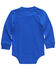 Image #2 - Carhartt Infant Boys' Solid Long Sleeve Pocket Onesie, Blue, hi-res