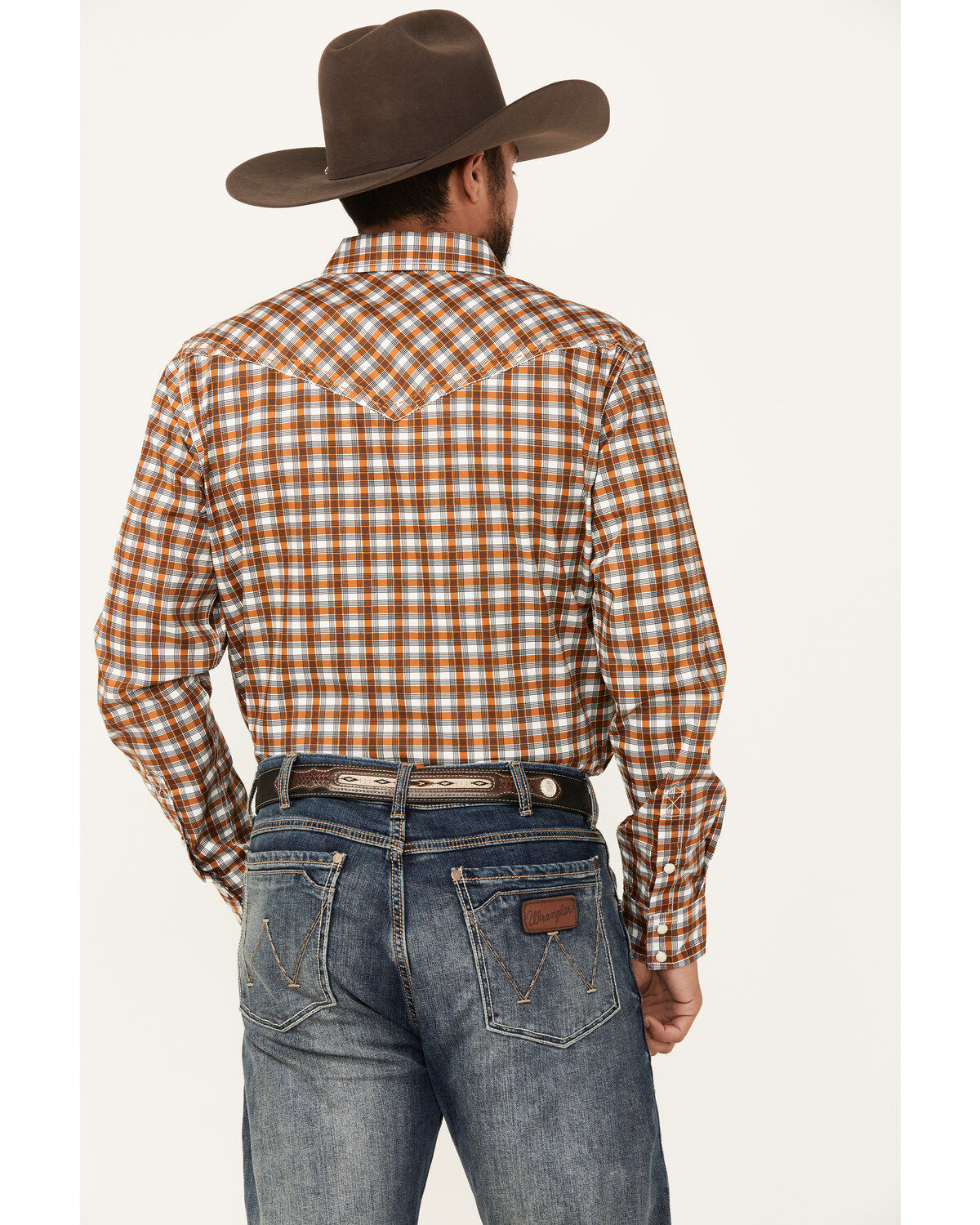 Image #4 - Cody James Men's Reverent Plaid Print Long Sleeve Snap Western Shirt - Tall, , hi-res