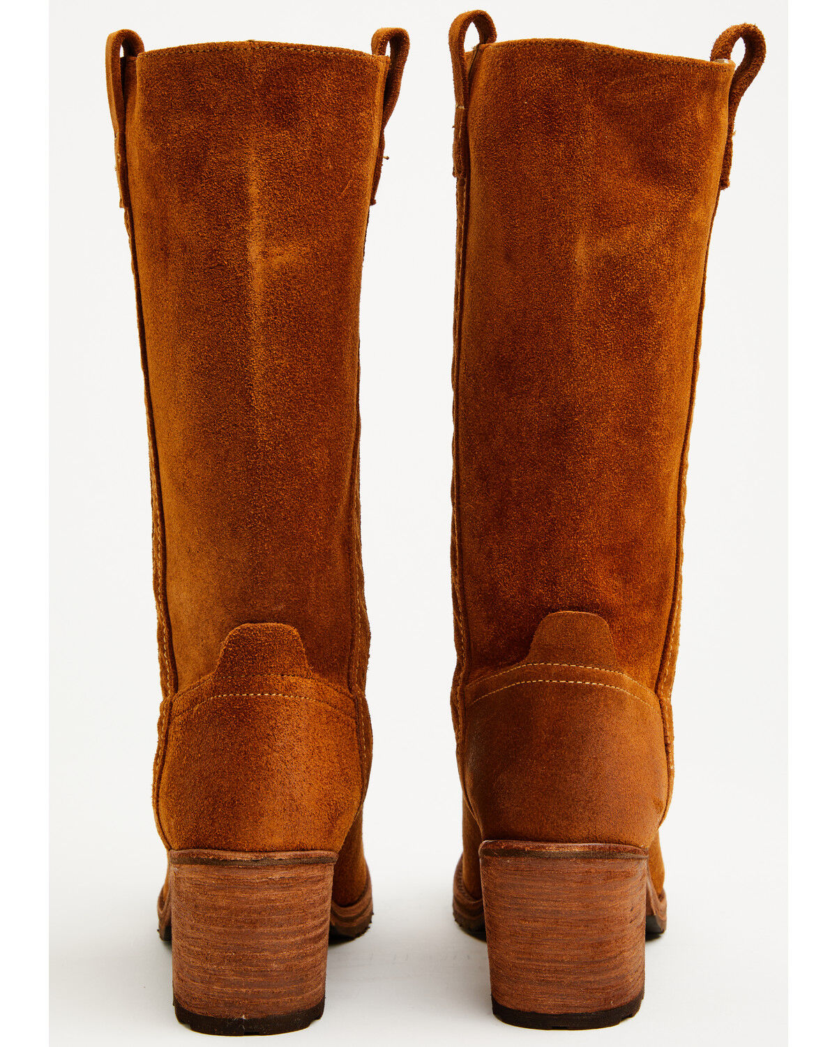 Image #3 - Cleo + Wolf Women's Scout Suede Fashion Boots - Round Toe, Cognac, hi-res