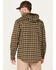 Image #4 - Hawx Men's Flannel Hooded Work Jacket, Green, hi-res