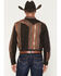 Image #4 - Cody James Men's Desert Trail Southwestern Stripe Print Long Sleeve Snap Western Shirt - Big, Rust Copper, hi-res