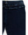 Image #4 - Wrangler Toddler Girls' Dark Wash Flare Pants, Dark Wash, hi-res