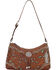 Image #1 - American West Lady Lace Shoulder Bag, Brown, hi-res