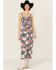 Image #1 - Driftwood Women's Floral Sweetheart Masquerade Noir Midi Dress, Black, hi-res