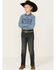 Image #1 - Cody James Boys' Barn Sour Dark Wash Slim Stretch Straight Jeans , Dark Wash, hi-res