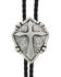 Image #1 - Cody James Men's Cross Bolo Tie, Silver, hi-res