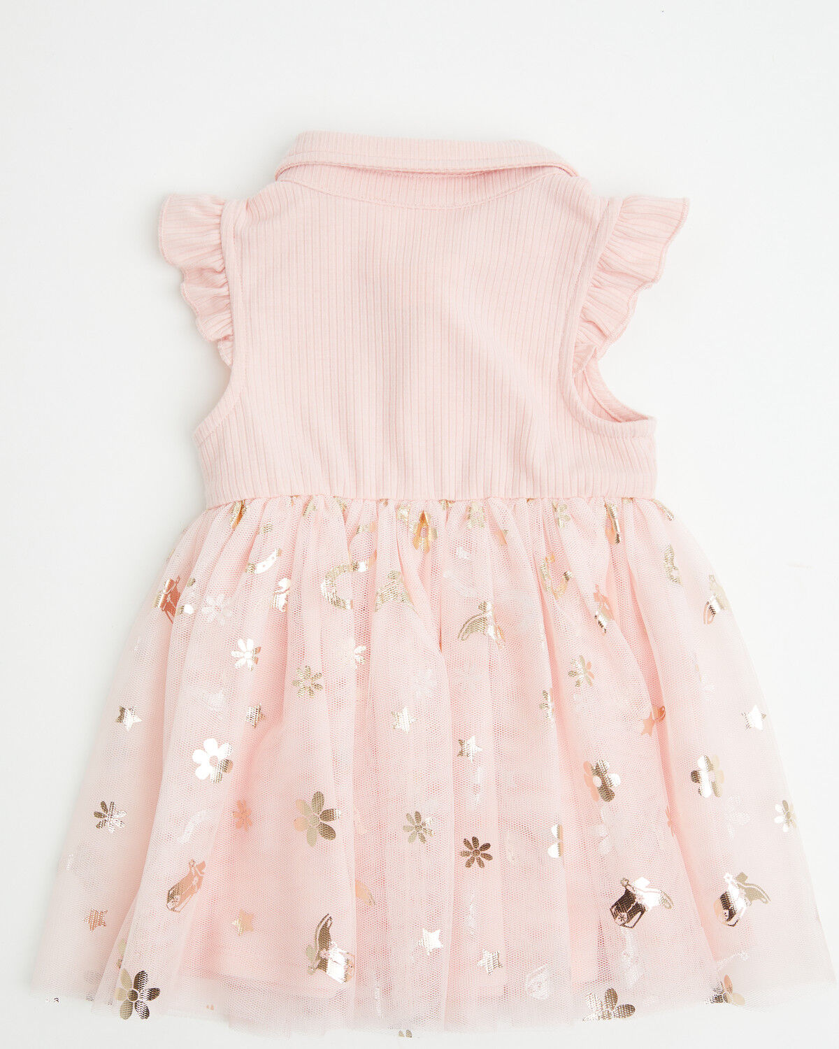 Image #3 - Sugar California Infant Girls' Horseshoe Print Tutu Dress, Pink, hi-res