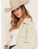 Image #2 - Levi's Women's 90s Sherpa Trucker Jacket, Cream, hi-res