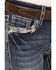 Image #4 - Grace in LA Girls' Medium Wash Mid Rise Southwestern Bootcut Jeans , Medium Wash, hi-res