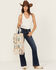 Image #4 - Rock & Roll Denim Southwestern Print Fringe Bag , Multi, hi-res