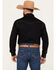 Image #4 - Wrangler Retro Premium Men's Solid Long Sleeve Western Shirt, Black, hi-res