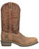 Image #2 - Double H Men's Garza Waterproof 12" Work Boots - Composite Toe , Dark Brown, hi-res