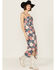 Image #2 - Driftwood Women's Floral Sweetheart Masquerade Noir Midi Dress, Black, hi-res