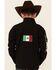 Image #3 - Ariat Boys New Team Mexico Softshell Jacket, Black, hi-res